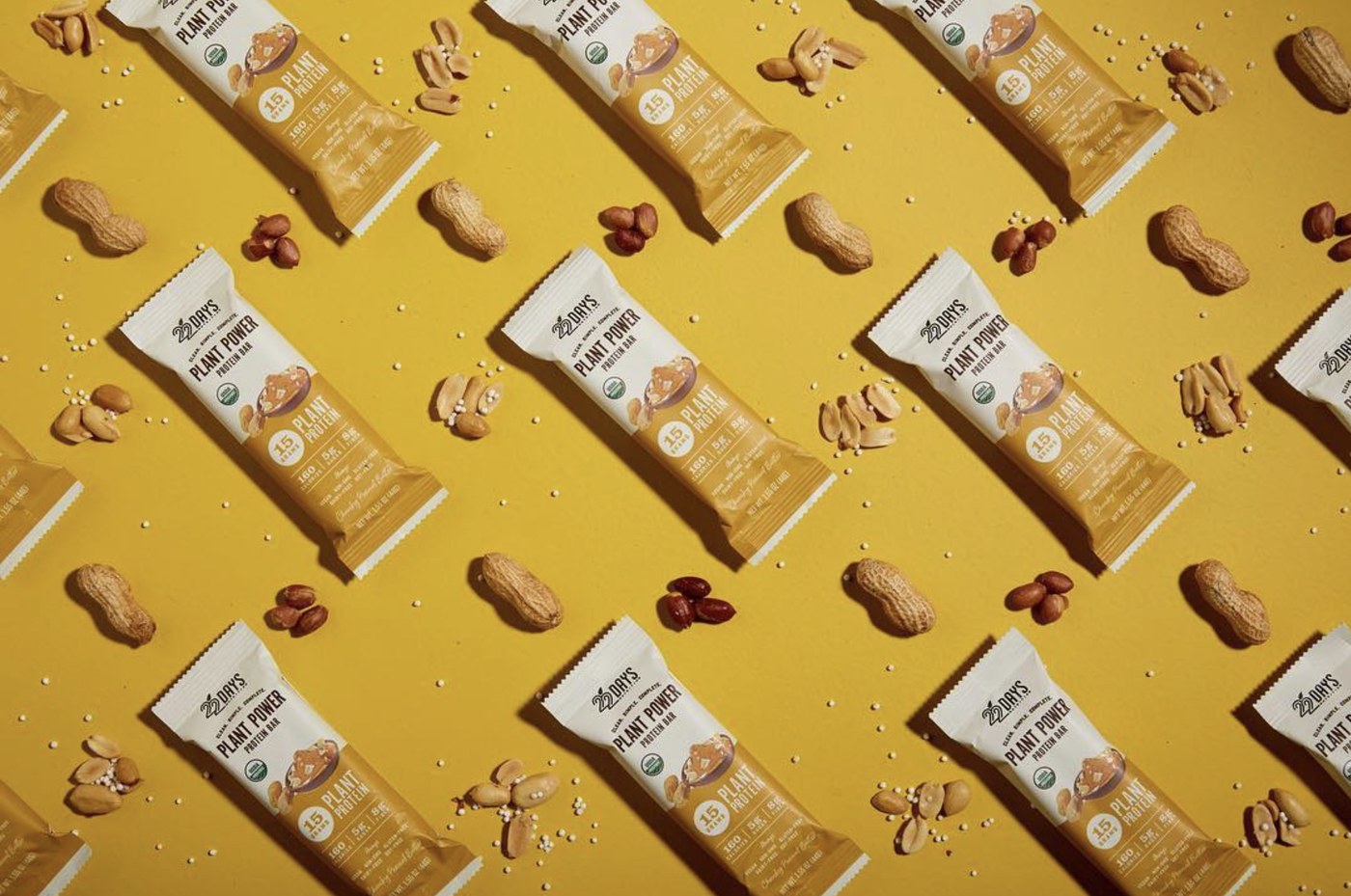 22 Days Plant Power protein bars