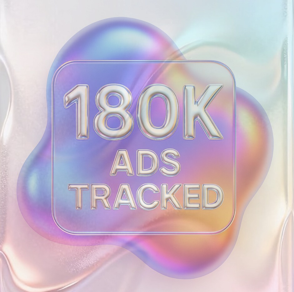 180,000 ads tracked