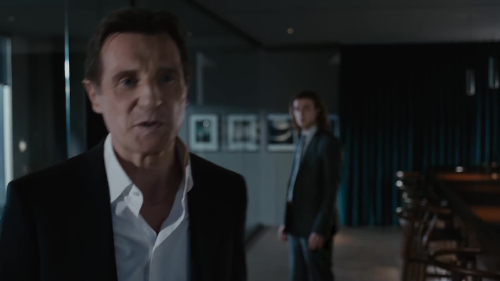Liam Neeson in the LG Man From the Future spot
