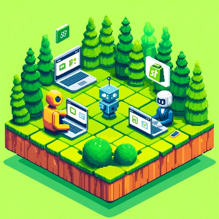 Shopify platform land